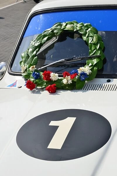 Winner. Ford Lotus Cortina; Leo Voyazides and Simon Hadfield
