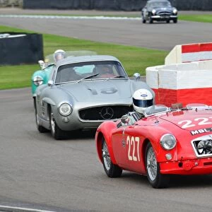 Bruce Chapman, MGA Mille Miglia roadster, Goodwood Revival 2013