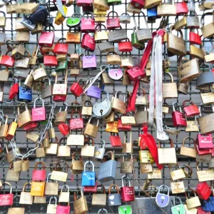 Hohenzollern Bridge Love Locks Print