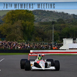 Goodwood 78th Members Meeting, October 2021 Framed Print Collection: Ayrton in F1