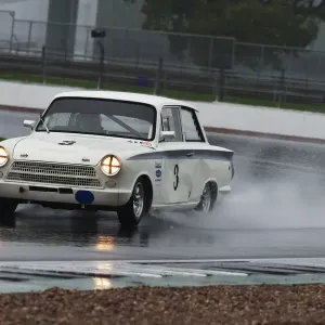 Lotus Ford Cortina Print at Luffield