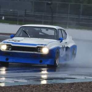 Ford Broadspeed Capri at Luffield, Historic Touring Car Print