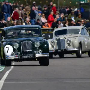 CJ10 5593 Rowan Atkinson, Jaguar MKVII, Graham Love, Jaguar MKVII
