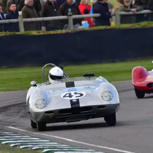 Print of Elva Climax MkIV at Goodwood Motor Circuit Print of Elva Climax MkIV at Goodwood Motor Circuit