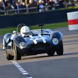 Print of a Cooper Climax T49 racing car Print of a Cooper Climax T49 racing car