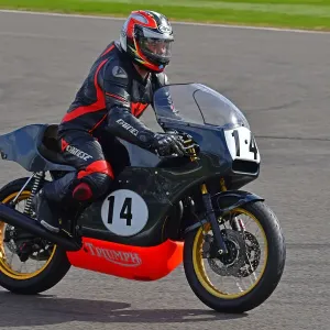 Print of Ian Myers on P&M Triumph RPS Trident at Goodwood Motor Circuit