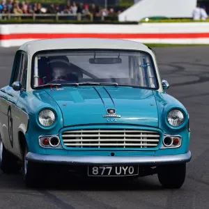 Print of a Standard Vanguard Six at the Goodwood 79th Members Meeting