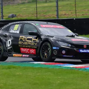 Print of a Honda Civic Type R at BTCC Media Day