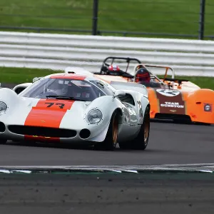 HSCC Silverstone International Trophy May 2022 Framed Print Collection: HSCC Thundersports Series