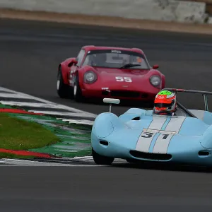 HSCC Silverstone International Trophy May 2022 Poster Print Collection: HSCC GT & Sports Racing Championship for the Guards Trophy