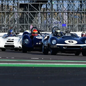 The Classic Silverstone August 2022 Photographic Print Collection: MRL Royal Automobile Club Woodcote Trophy & Stirling Moss Trophy