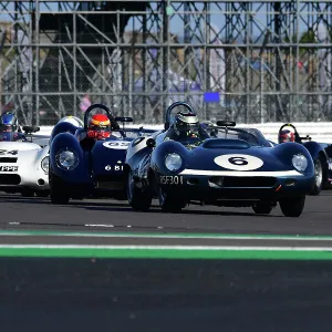 The Classic Silverstone August 2022 Framed Print Collection: MRL Royal Automobile Club Woodcote Trophy & Stirling Moss Trophy