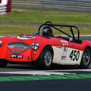 Jaguar C-Type MRL Royal Automobile Club Woodcote Trophy Print. Art