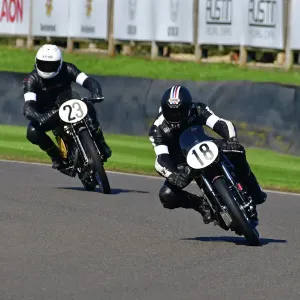 CJ12 0825 Tony Perkin, Ian Hutchinson, Velocette MSS 500 CJ12 0825 Tony Perkin, Ian Hutchinson, Velocette MSS 500