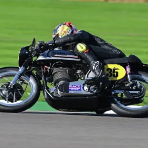 Print of Conor Cummins on a Norton Manx at the Goodwood Revival Print of Conor Cummins on a Norton Manx at the Goodwood Revival