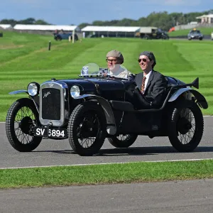 Goodwood Revival September 2022 Poster Print Collection: Austin 7 Centenary Parade