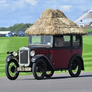 Austin 7 Thatched Saloon Print Austin 7 Thatched Saloon Print