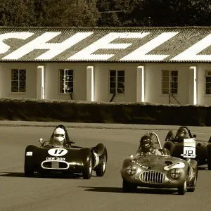 CJ12 1910sepia Rick Haythornthwaite, Kieft-Climax 1100, Alexander McQueen Quattlebaum, LECO-MG Sport, Nick Fennell CJ12 1910sepia Rick Haythornthwaite, Kieft-Climax 1100, Alexander McQueen Quattlebaum, LECO-MG Sport, Nick Fennell