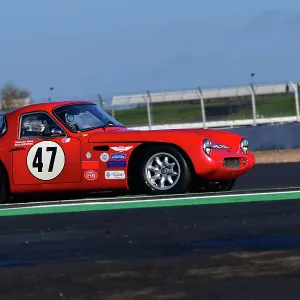 Motor Racing Legends, Silverstone GP 22nd/23rd October 2022 Framed Print Collection: RAC Pall Mall Cup for pre '66 GT and Touring Cars pre'63 GTs and pre '60 Sports Cars