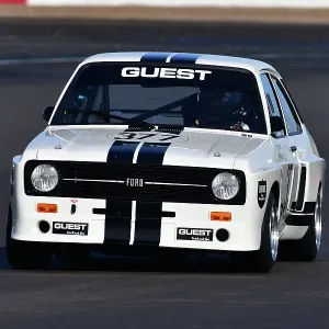 CJ12 3235 Ian Guest, Frank Guest, Ford Escort Mk2
