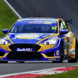 Daniel Rowbottom in Ford Focus ST, 2023 BTCC Launch Day Print Daniel Rowbottom in Ford Focus ST, 2023 BTCC Launch Day Print