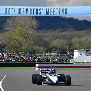Goodwood 80th Members Meeting April 2023 Fine Art Print Collection: Brabham-BMW BT52, Demonstration laps