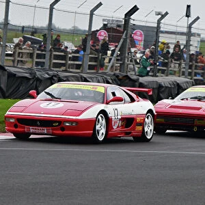 Donington Historic Festival April 2023 Framed Print Collection: Superformance Ferrari Club Classic Series