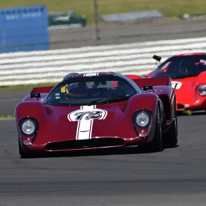 HSCC Silverstone International May 2023 Framed Print Collection: HSCC GT & SR Championship for Guards Trophy and HSCC Thundersports Series