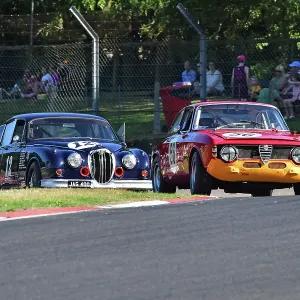 CJ14 5233 David Alexander, Richard Fores, Alfa Romeo Giulia Sprint GT, Grant Williams, Jaguar Mk2 CJ14 5233 David Alexander, Richard Fores, Alfa Romeo Giulia Sprint GT, Grant Williams, Jaguar Mk2