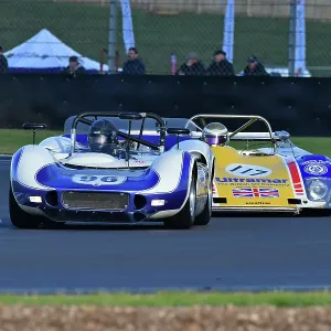 CJ14_5756 John Spiers, Nigel Greensall, McLaren M1B, James Claridge, Goncalo Gomes, Lola T296.jpg CJ14_5756 John Spiers, Nigel Greensall, McLaren M1B, James Claridge, Goncalo Gomes, Lola T296.jpg