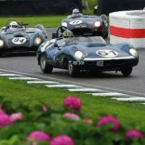 CJ14 8216 Jeremy Cottingham, Joe Twyman, Tojeiro-Jaguar, Richard Wilson, Richard Bradley, Lotus-Climax 15 CJ14 8216 Jeremy Cottingham, Joe Twyman, Tojeiro-Jaguar, Richard Wilson, Richard Bradley, Lotus-Climax 15