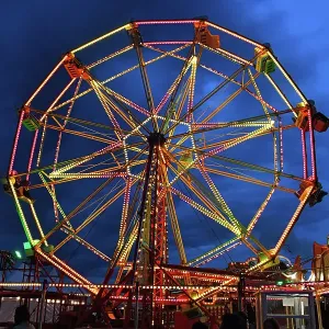 CJ14 8319 Ferris wheel at night CJ14 8319 Ferris wheel at night