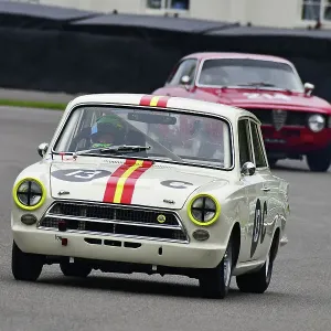 Goodwood Revival 2024 Print: CJ14 8853 Rob Huff, Ford Lotus Cortina Mk1 Goodwood Revival 2024 Print: CJ14 8853 Rob Huff, Ford Lotus Cortina Mk1