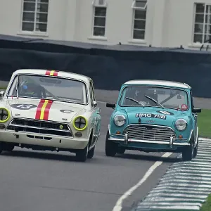 Goodwood Revival 2024 Print: Rob Huff in Ford Lotus Cortina Mk1 Goodwood Revival 2024 Print: Rob Huff in Ford Lotus Cortina Mk1