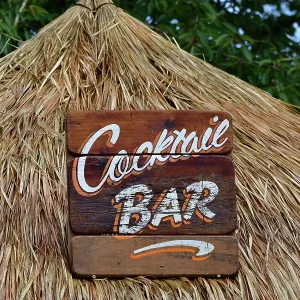 CJ14 9035 Thatched roof of the Cocktail bar CJ14 9035 Thatched roof of the Cocktail bar