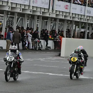 CJ14 9694 Tony Perkin, Billy McConnell, Velocette MSS 500, Barry Burrell, John McGuinness, Norton Manx CJ14 9694 Tony Perkin, Billy McConnell, Velocette MSS 500, Barry Burrell, John McGuinness, Norton Manx