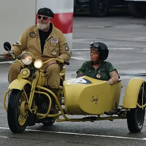 CJ14 9768 Phil Harrison, Harley-Davidson U1200 Sidecar Combo, Sandy CJ14 9768 Phil Harrison, Harley-Davidson U1200 Sidecar Combo, Sandy