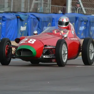 Print of a 1950s Volpini FIAT Monoposto at Donington Park Print of a 1950s Volpini FIAT Monoposto at Donington Park