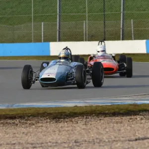 Formula Junior Print: Brabham BT6 at Donington Park Formula Junior Print: Brabham BT6 at Donington Park