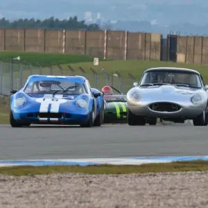 Jaguar E-Type and Chevron B8 Print Jaguar E-Type and Chevron B8 Print
