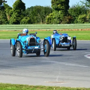 CJ5 0224 Mike Preston, Bugatti T35B, Andy Bush, Riley TT Sprite Replica CJ5 0224 Mike Preston, Bugatti T35B, Andy Bush, Riley TT Sprite Replica