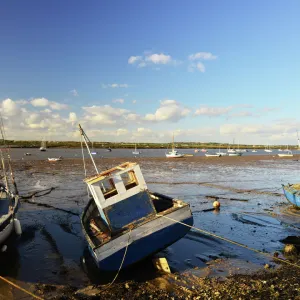 CJ5 2020 Evening sun at low tide, West Mersea