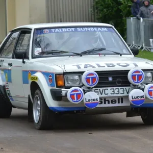 Gary Gee's Lotus Sunbeam Talbot Rally Car Print