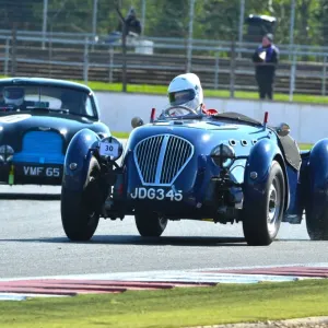 CJ5 7391 Healey at Silverstone Print CJ5 7391 Healey at Silverstone Print