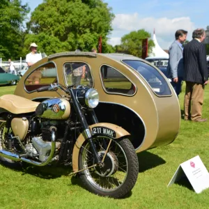 CJ5 9107 BSA Gold Star with Busmar Sidecar