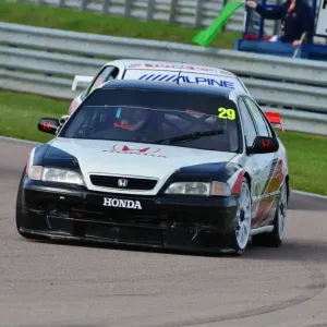 Print of a Honda Accord in racing action Print of a Honda Accord in racing action