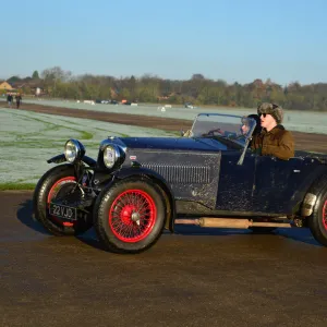 Motorsport Archive 2019 Canvas Print Collection: VSCC, Winter Driving Tests, Bicester Heritage, November 2019