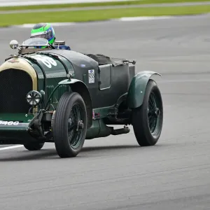 Silverstone Classic 2021 Poster Print Collection: Motor Racing Legends, Pre-War BRDC 500