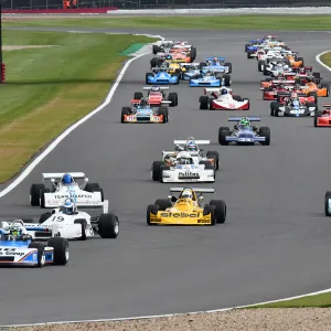 Silverstone Classic 2021 Photographic Print Collection: HSCC Historic Formula 2