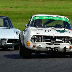 Festival Italia, Brands Hatch, Fawkham, Kent, England, Sunday 15th August, 2021. Framed Print Collection: HRDC Classic Alfa Challenge